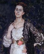 The Portrait of Mrs.Makovska Alexander Yakovlevich GOLOVIN